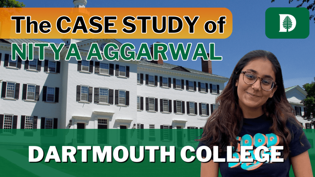 Nitya Agarwala getting to Dartmouth as an Indian student