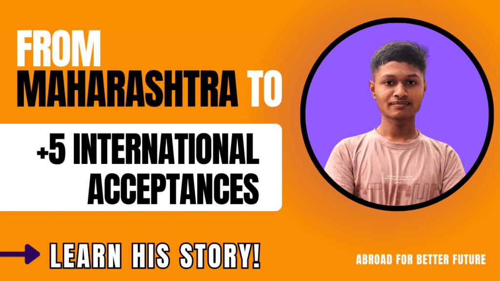 Harshvardhan Narsude Study Abroad Successes